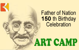 Gandhi 150 Birthday Art Camp